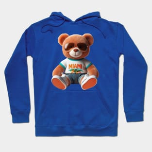 Miami Teddy Bear Hoodie